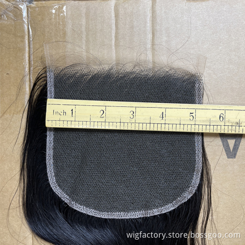 Wholesale cheap hd 5x5 lace closure, 100 cuticle aligned hd lace closure 5x5, super natural real hd lace frontal closure